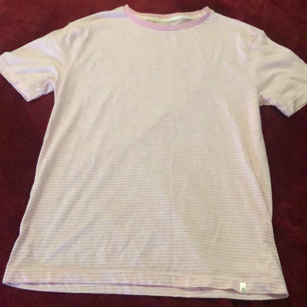 Pink and white stripped shirt